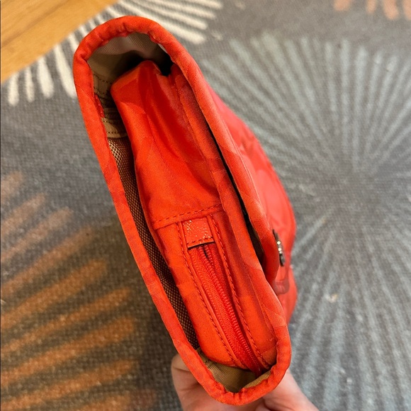 COACH ORANGE HANGING TOILETRY/COSMETICS BAG - Picture 13 of 13